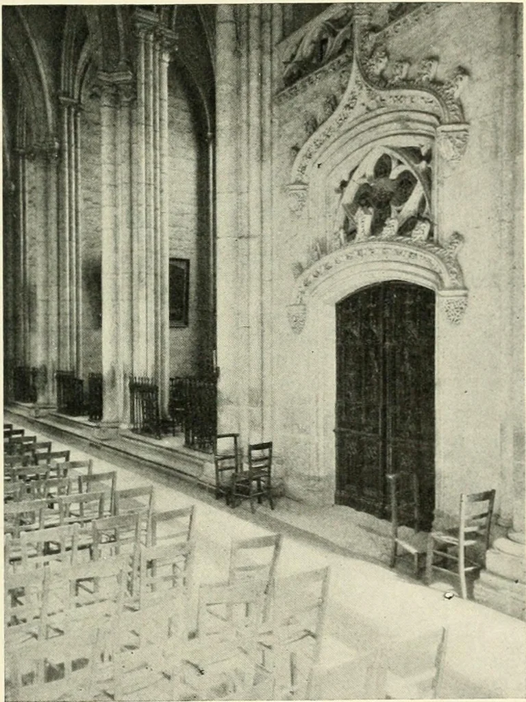 An illustration from Cathedrals and cloisters of the Isle de France, 1910, leaf 404