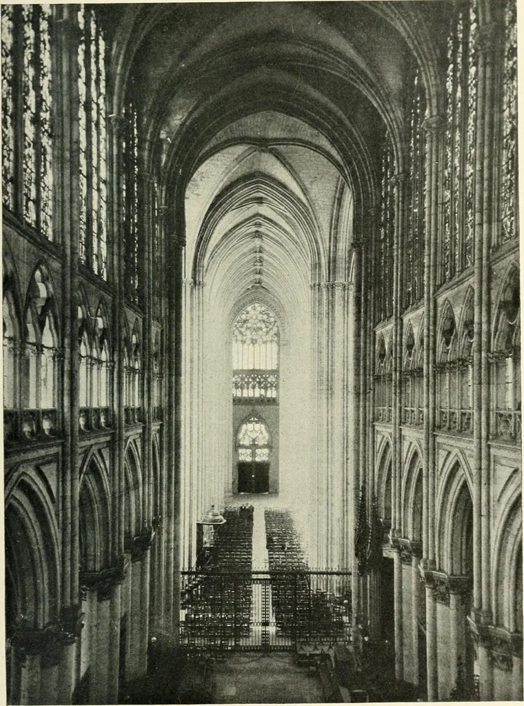 An illustration from Cathedrals and cloisters of the Isle de France, 1910, leaf 408
