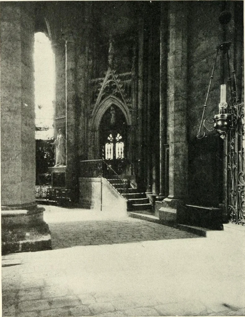 An illustration from Cathedrals and cloisters of the Isle de France, 1910, leaf 41