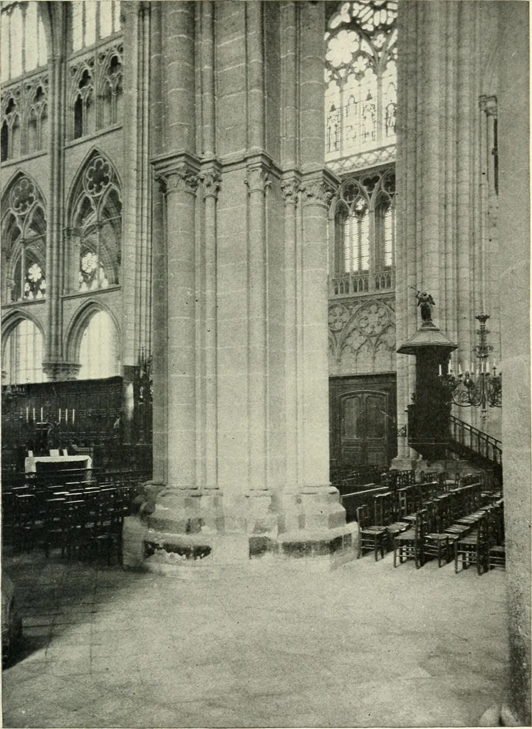 An illustration from Cathedrals and cloisters of the Isle de France, 1910, leaf 412