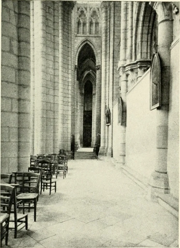 An illustration from Cathedrals and cloisters of the Isle de France, 1910, leaf 416