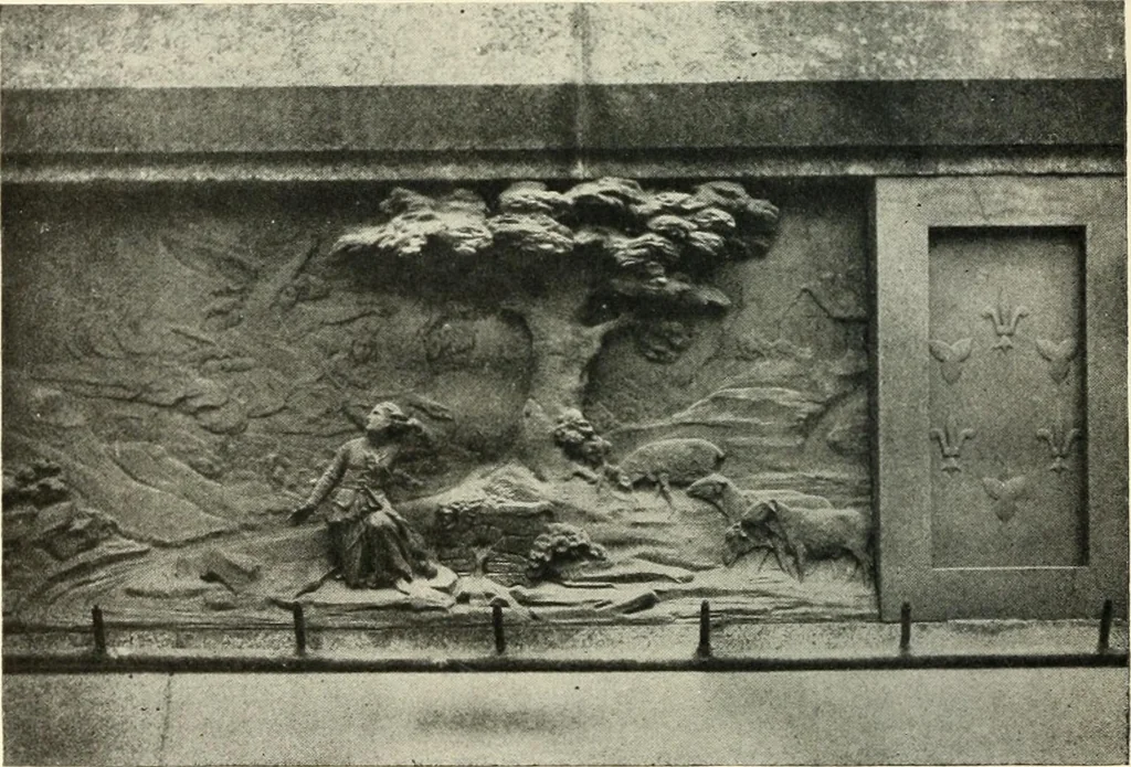 An illustration from Cathedrals and cloisters of the Isle de France, 1910, leaf 437