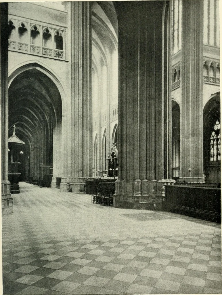 An illustration from Cathedrals and cloisters of the Isle de France, 1910, leaf 444