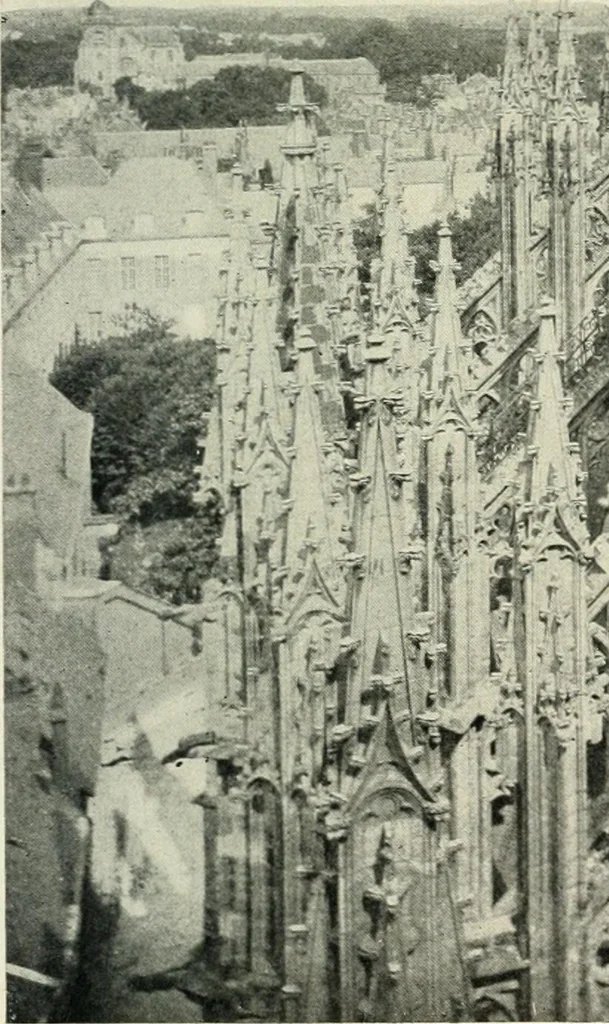 An illustration from Cathedrals and cloisters of the Isle de France, 1910, leaf 450