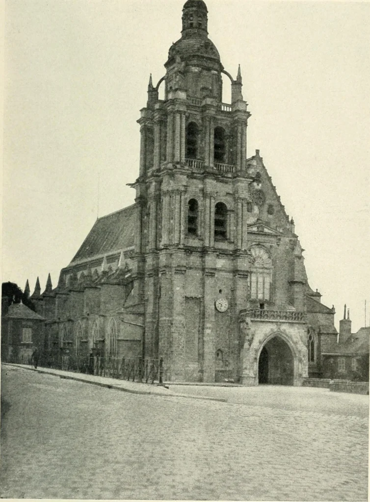 An illustration from Cathedrals and cloisters of the Isle de France, 1910, leaf 460