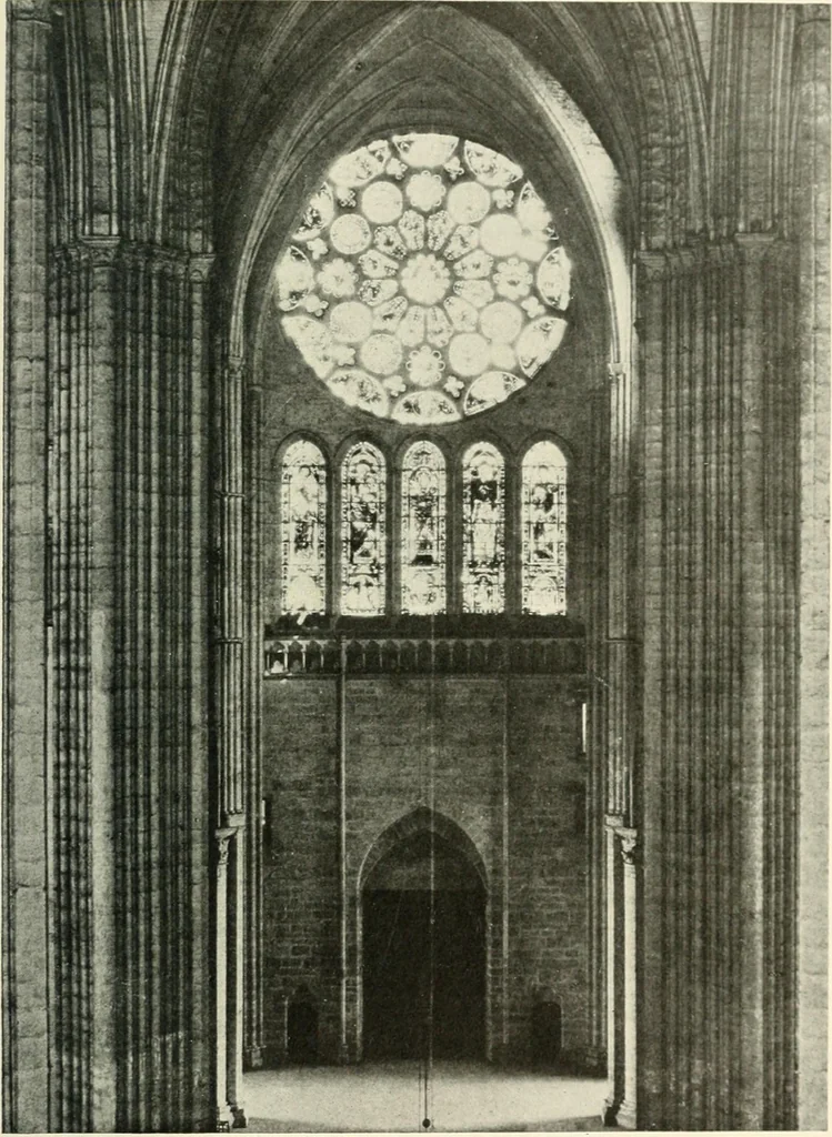 An illustration from Cathedrals and cloisters of the Isle de France, 1910, leaf 48