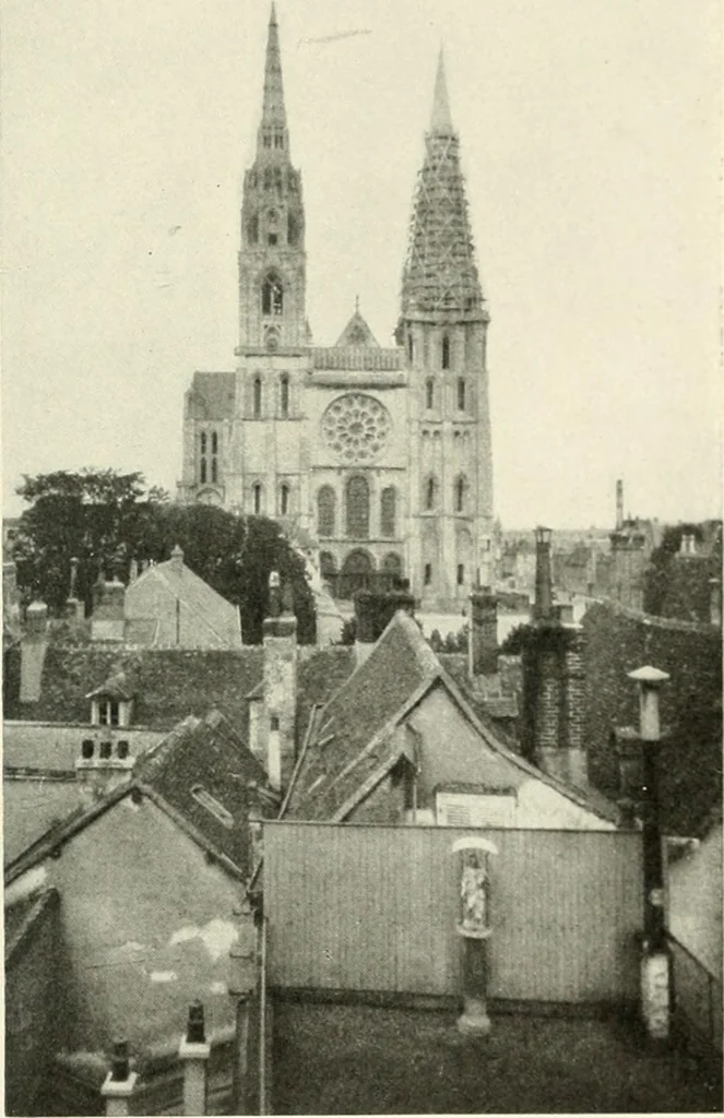 An illustration from Cathedrals and cloisters of the Isle de France, 1910, leaf 60