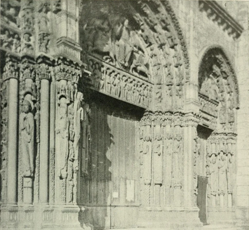 An illustration from Cathedrals and cloisters of the Isle de France, 1910, leaf 62