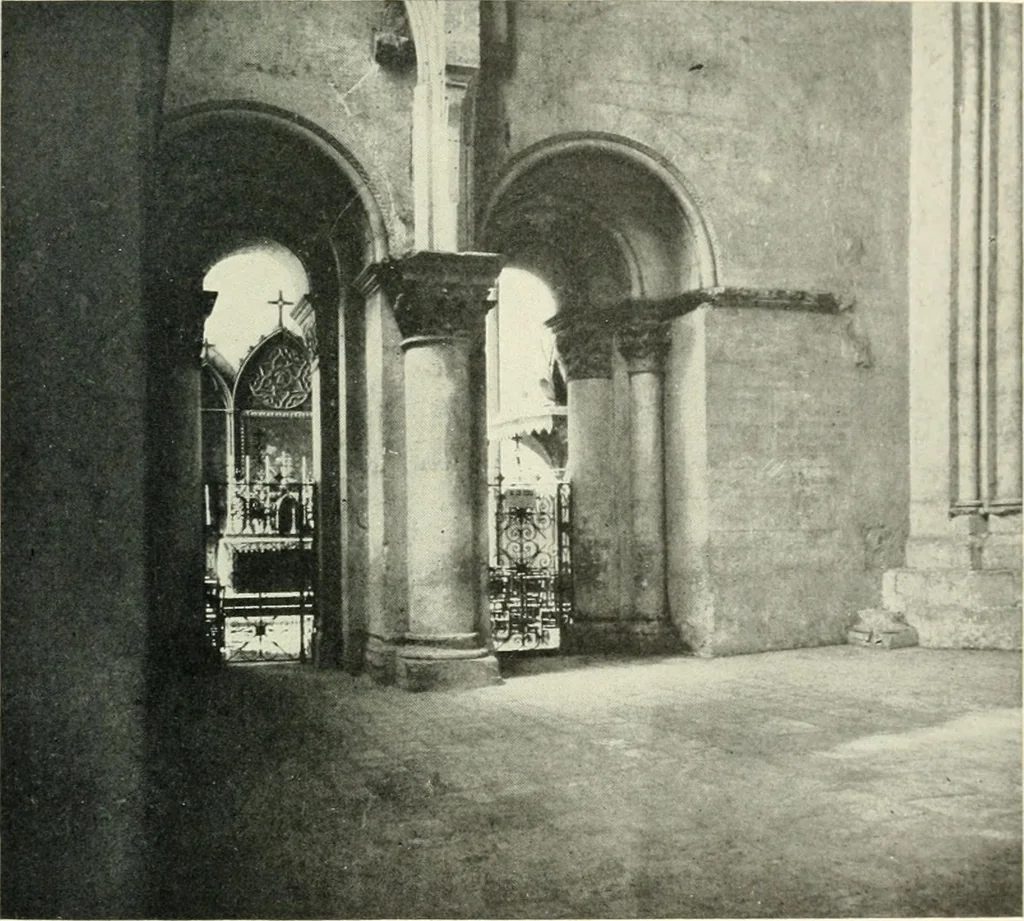 An illustration from Cathedrals and cloisters of the Isle de France, 1910, leaf 64
