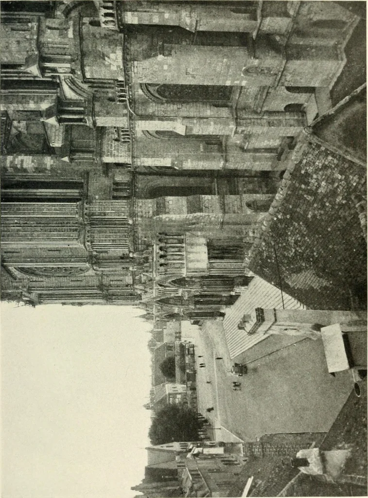 An illustration from Cathedrals and cloisters of the Isle de France, 1910, leaf 74