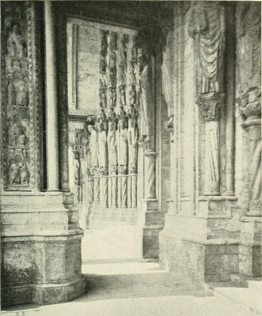 An illustration from Cathedrals and cloisters of the Isle de France, 1910, leaf 76