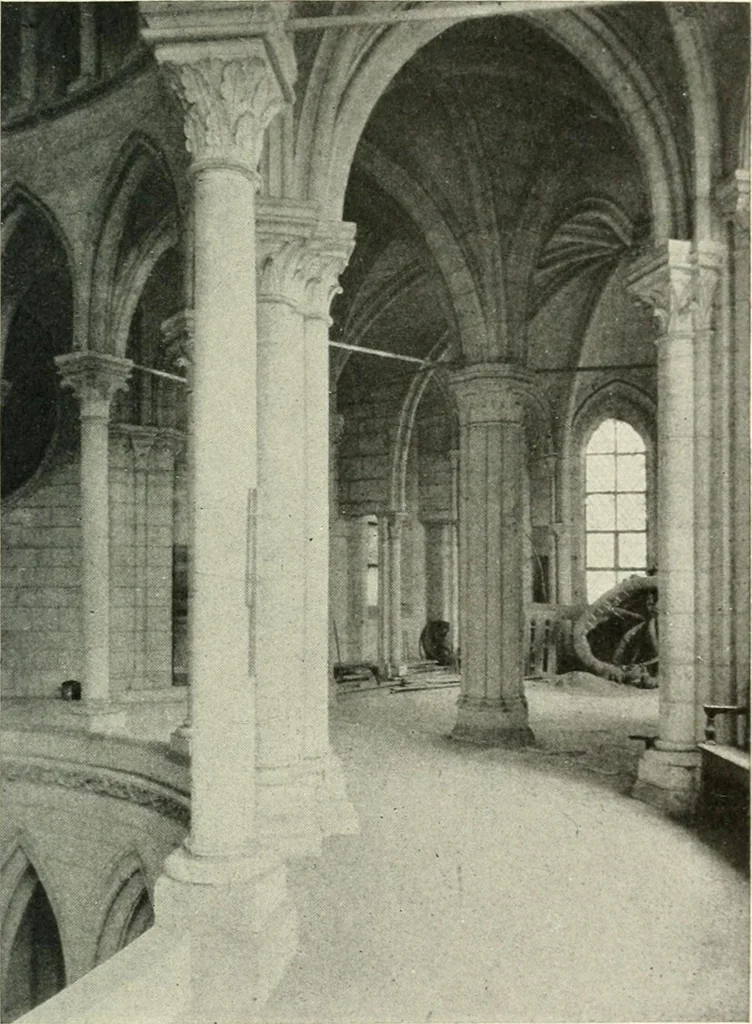 An illustration from Cathedrals and cloisters of the Isle de France, 1910, leaf 88