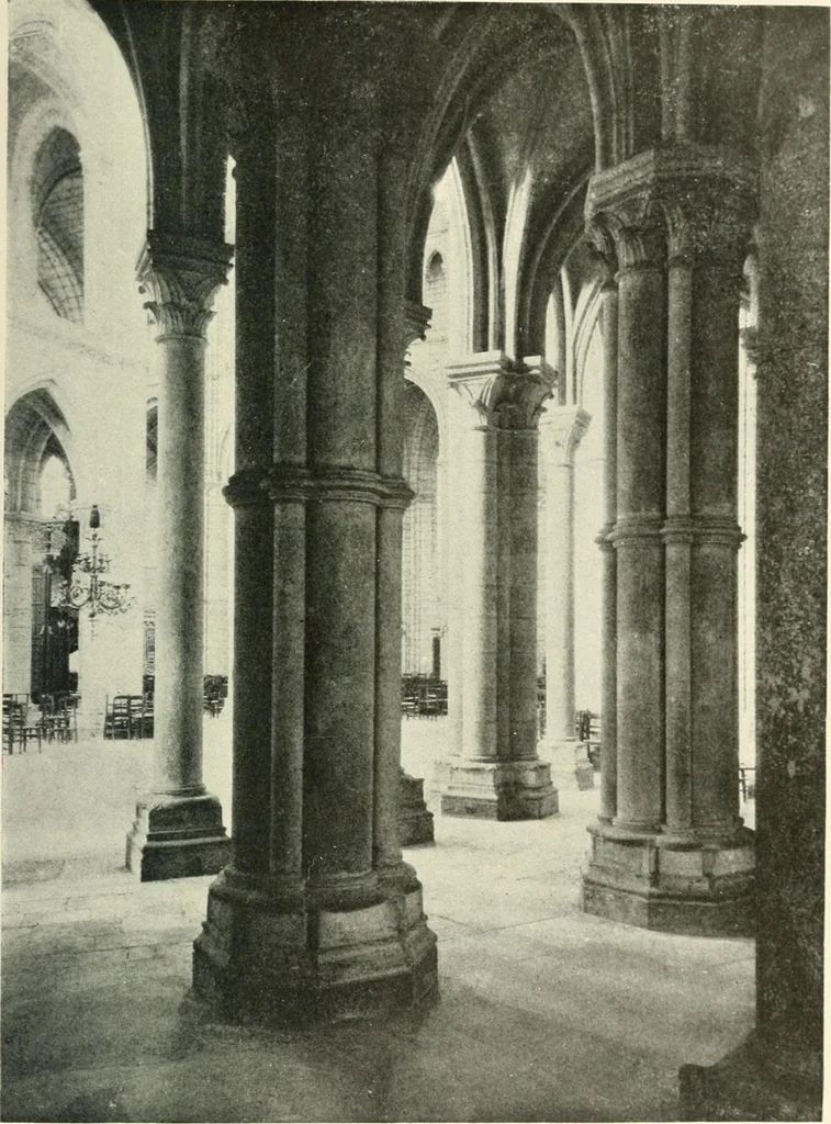 An illustration from Cathedrals and cloisters of the Isle de France, 1910, leaf 90
