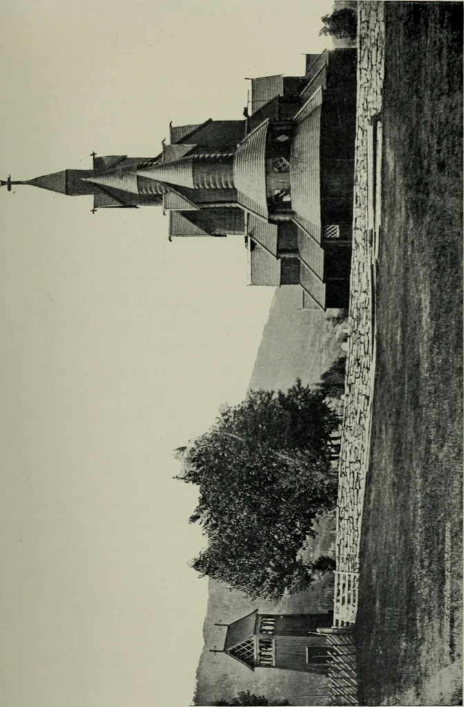 An illustration from The cathedrals and churches of Norway, Sweden and Denmark, 1908, leaf 100