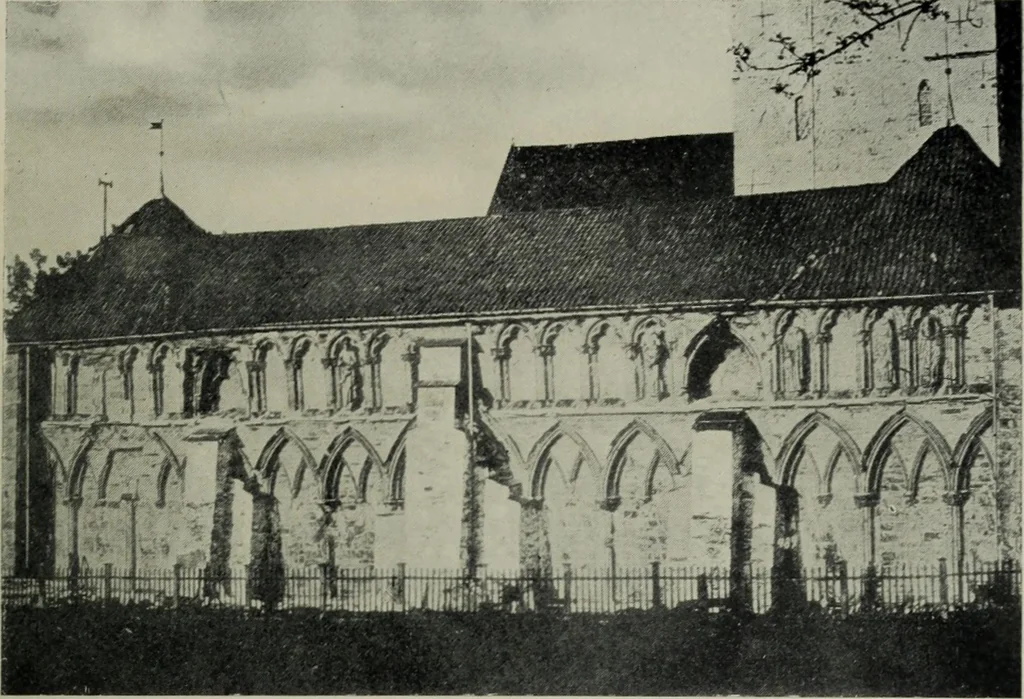 An illustration from The cathedrals and churches of Norway, Sweden and Denmark, 1908, leaf 370