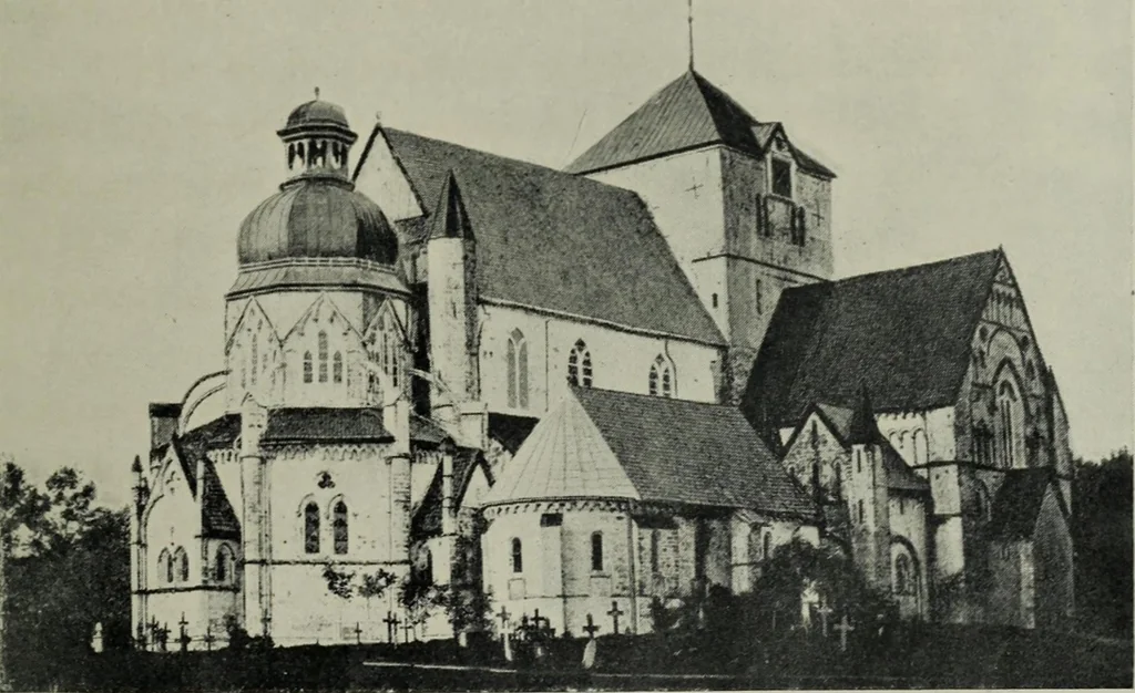 An illustration from The cathedrals and churches of Norway, Sweden and Denmark, 1908, leaf 370