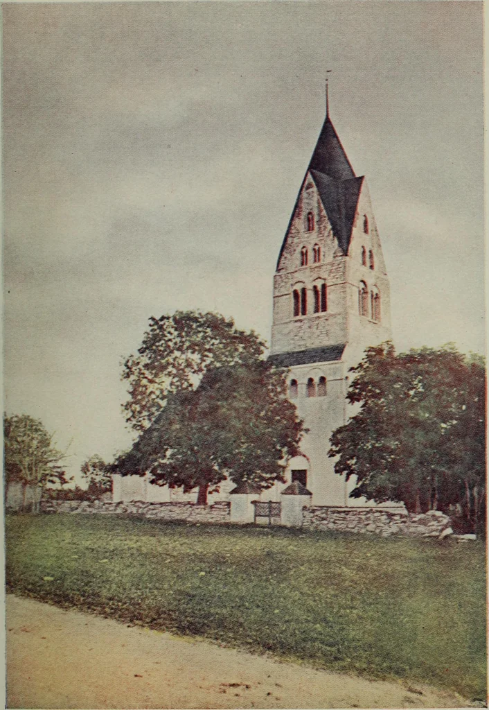 An illustration from The cathedrals and churches of Norway, Sweden and Denmark, 1908, leaf 54