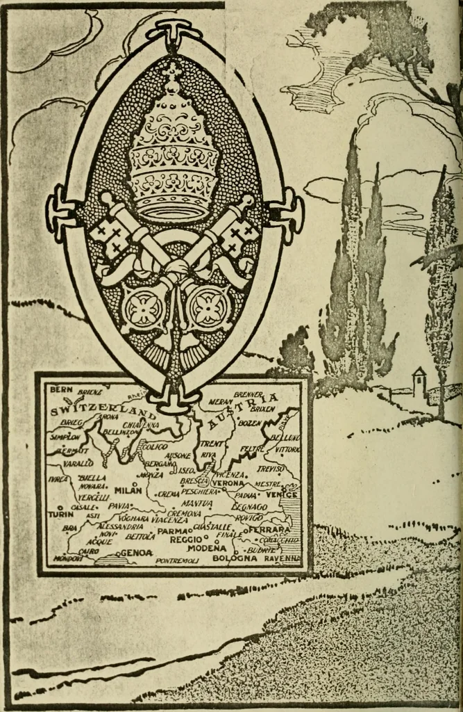 An illustration from The cathedrals and churches of northern Italy, their history and their architecture;, 1908, leaf 7