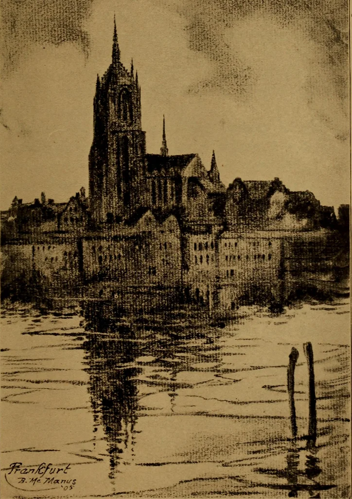 An illustration from Cathedrals and churches of the Rhine, 1905, leaf 198