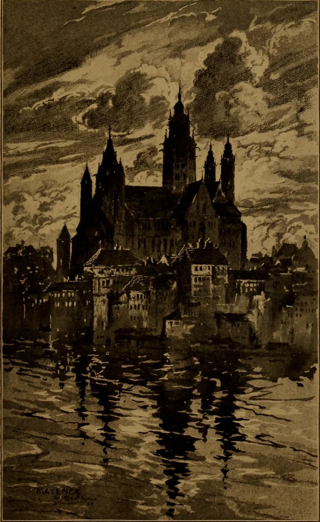 An illustration from Cathedrals and churches of the Rhine, 1905, leaf 210