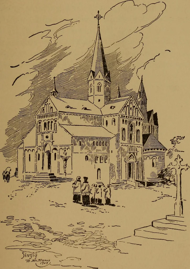 An illustration from Cathedrals and churches of the Rhine, 1905, leaf 258