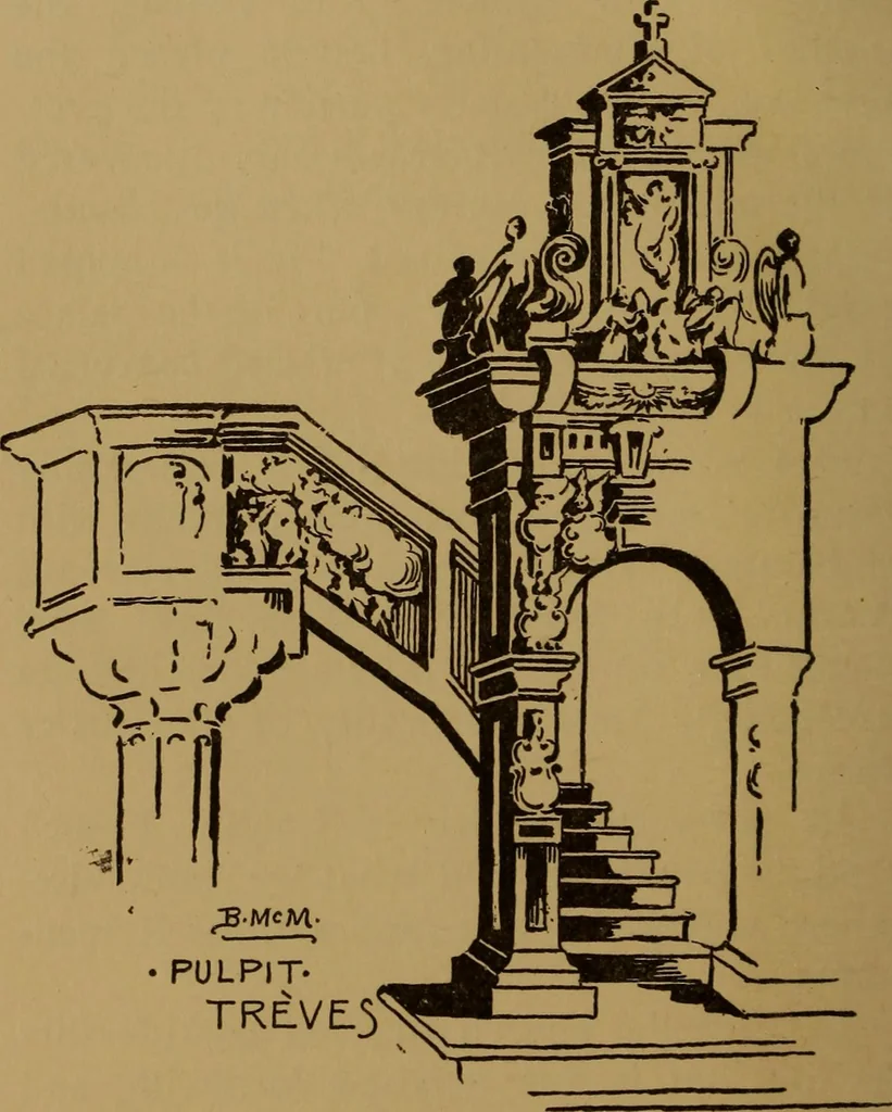An illustration from Cathedrals and churches of the Rhine, 1905, leaf 271