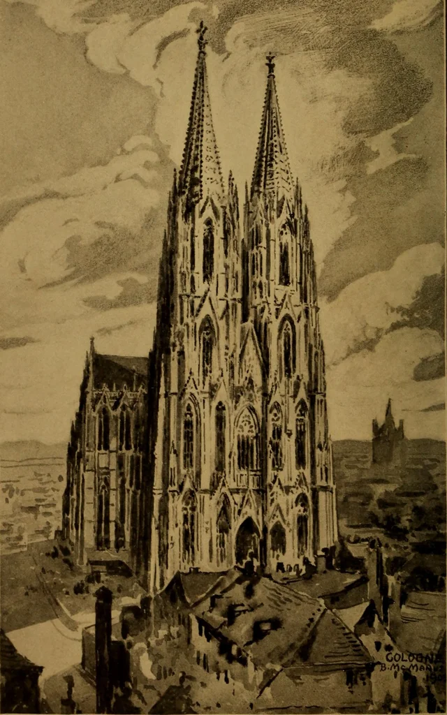 An illustration from Cathedrals and churches of the Rhine, 1905, leaf 9