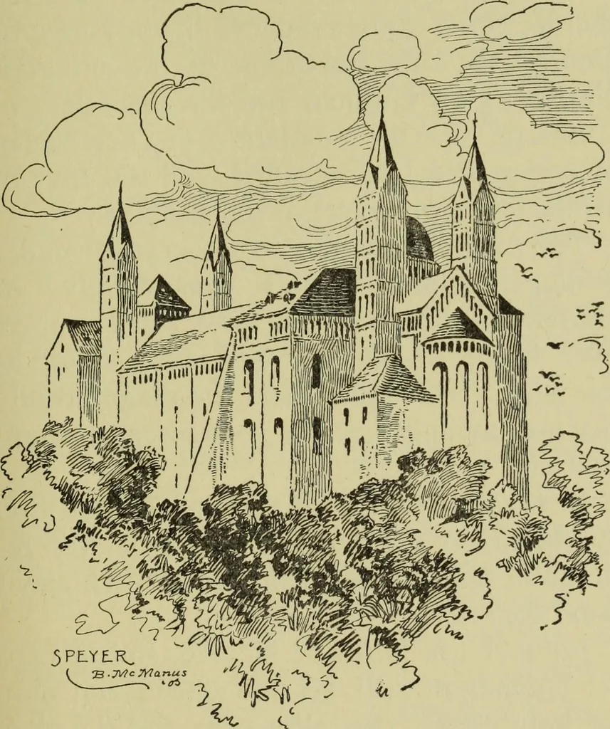 An illustration from The cathedrals and churches of the Rhine, 1906, leaf 162