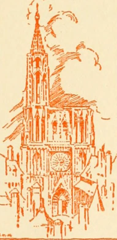 An illustration from The cathedrals and churches of the Rhine, 1906, leaf 8