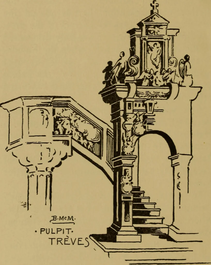 An illustration from Cathedrals and churches of the Rhine, 1905, leaf 271
