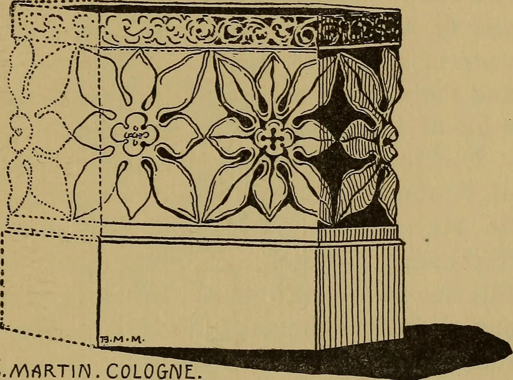 An illustration from Cathedrals and churches of the Rhine, 1905, leaf 326