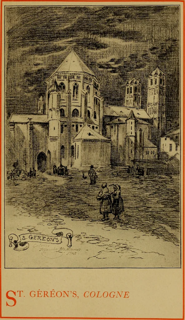 An illustration from Cathedrals and churches of the Rhine, 1905, leaf 332