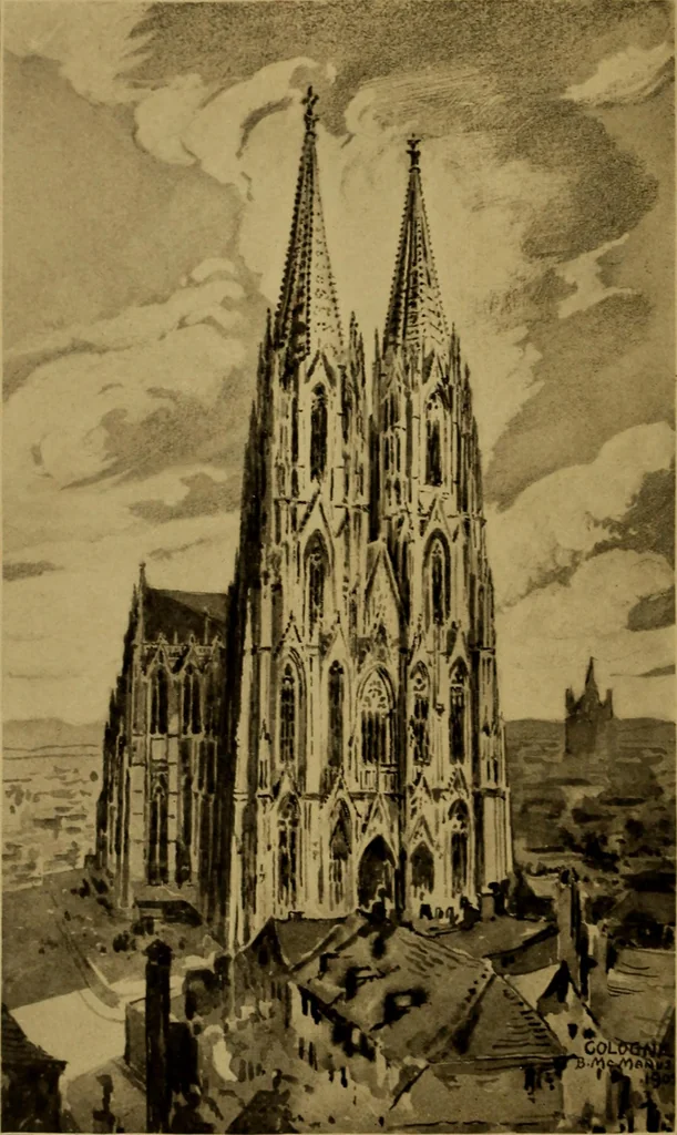 An illustration from Cathedrals and churches of the Rhine, 1905, leaf 9