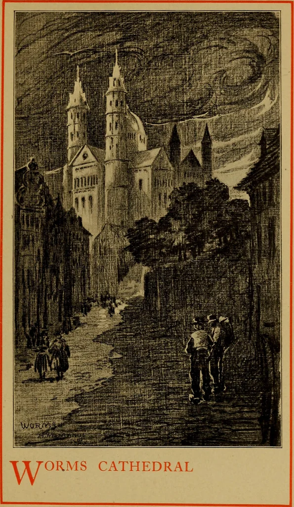 An illustration from Cathedrals and churches of the Rhine, 1905, leaf 90