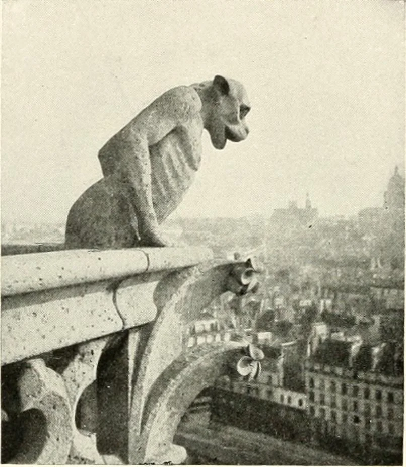 An illustration from Cathedrals and cloisters of the Isle de France : including Bourges, Troyes, Reims and Rouen, 1910, leaf 129