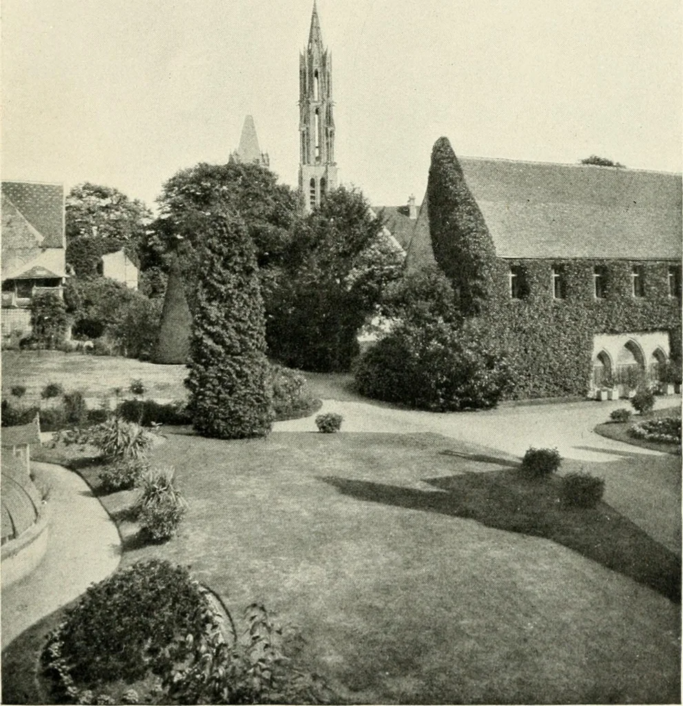 An illustration from Cathedrals and cloisters of the Isle de France : including Bourges, Troyes, Reims and Rouen, 1910, leaf 192