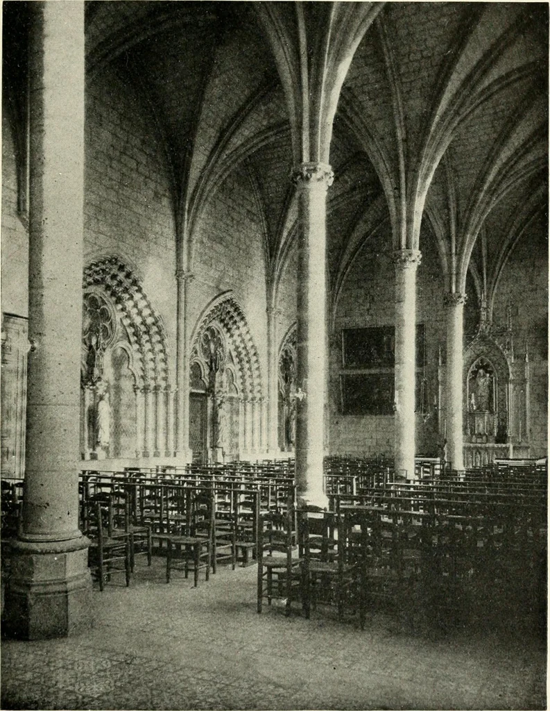 An illustration from Cathedrals and cloisters of the Isle de France : including Bourges, Troyes, Reims and Rouen, 1910, leaf 208