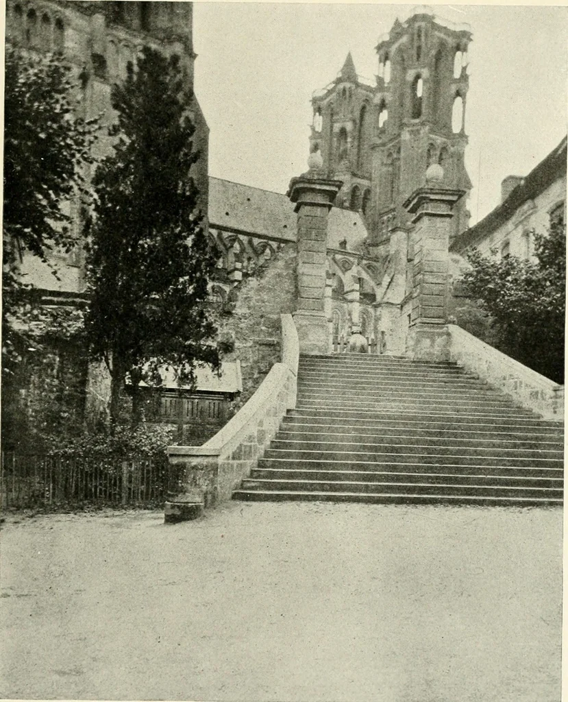 An illustration from Cathedrals and cloisters of the Isle de France : including Bourges, Troyes, Reims and Rouen, 1910, leaf 242