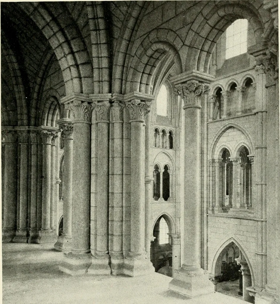 An illustration from Cathedrals and cloisters of the Isle de France : including Bourges, Troyes, Reims and Rouen, 1910, leaf 268