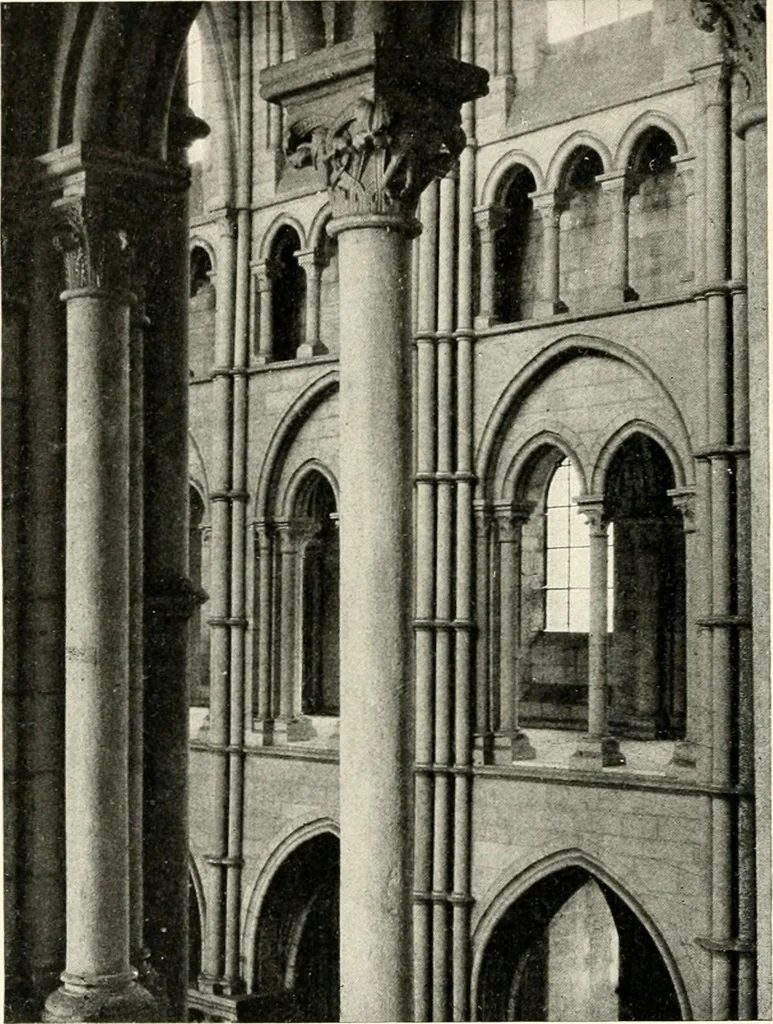 An illustration from Cathedrals and cloisters of the Isle de France : including Bourges, Troyes, Reims and Rouen, 1910, leaf 271