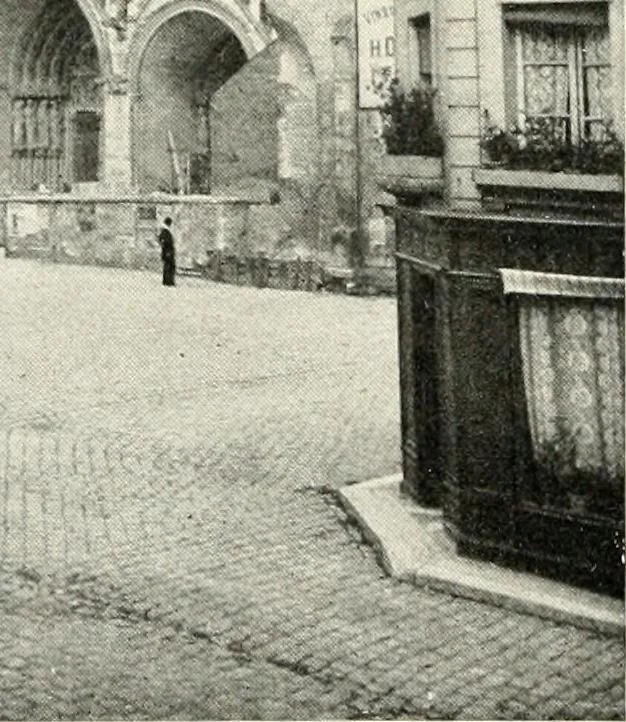 An illustration from Cathedrals and cloisters of the Isle de France : including Bourges, Troyes, Reims and Rouen, 1910, leaf 291