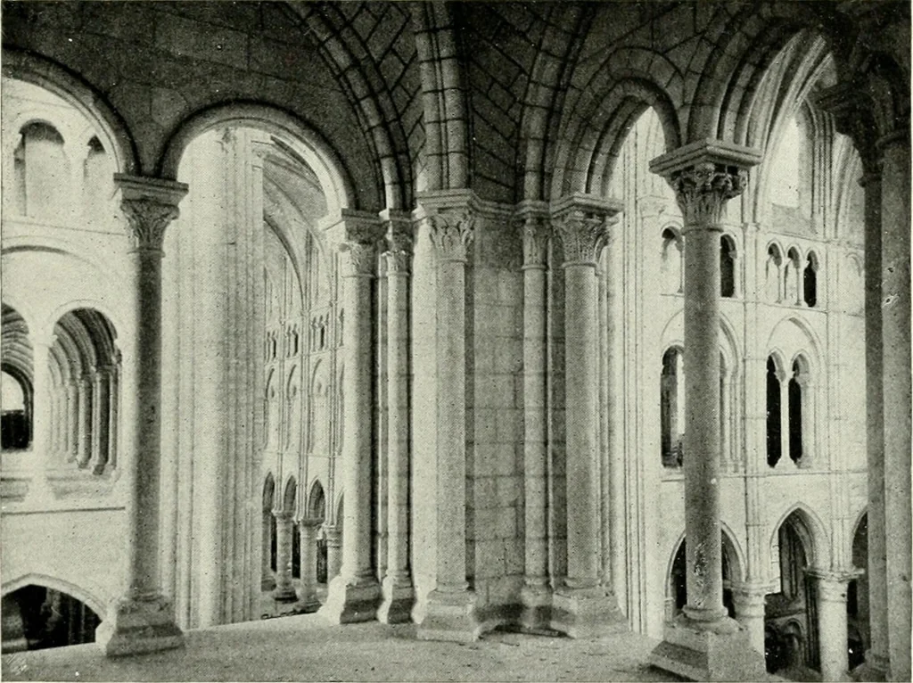 An illustration from Cathedrals and cloisters of the Isle de France : including Bourges, Troyes, Reims and Rouen, 1910, leaf 292