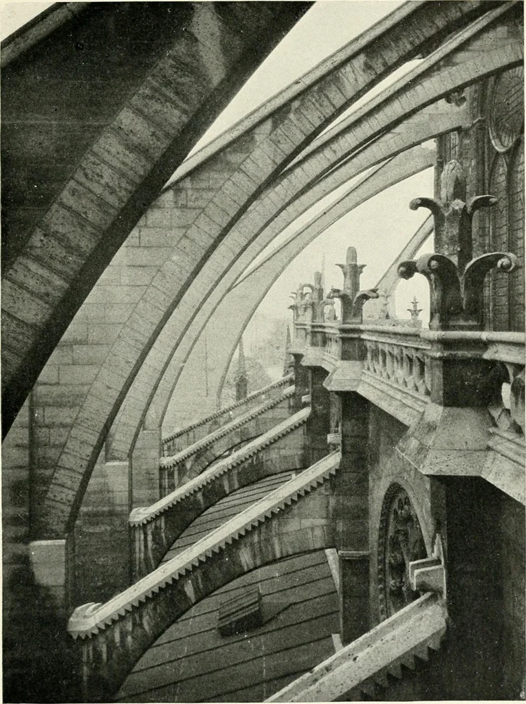 An illustration from Cathedrals and cloisters of the Isle de France : including Bourges, Troyes, Reims and Rouen, 1910, leaf 302