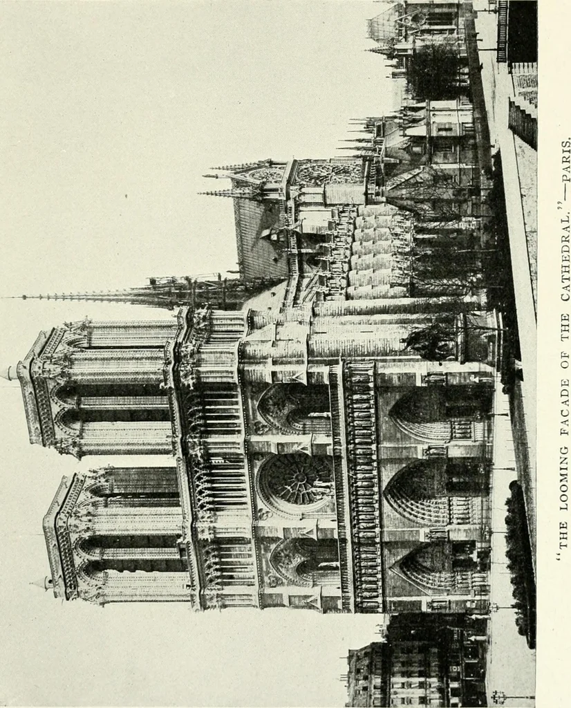 An illustration from Cathedrals and cloisters of the Isle de France : including Bourges, Troyes, Reims and Rouen, 1910, leaf 320