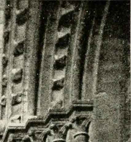 An illustration from Cathedrals and cloisters of the Isle de France : including Bourges, Troyes, Reims and Rouen, 1910, leaf 327