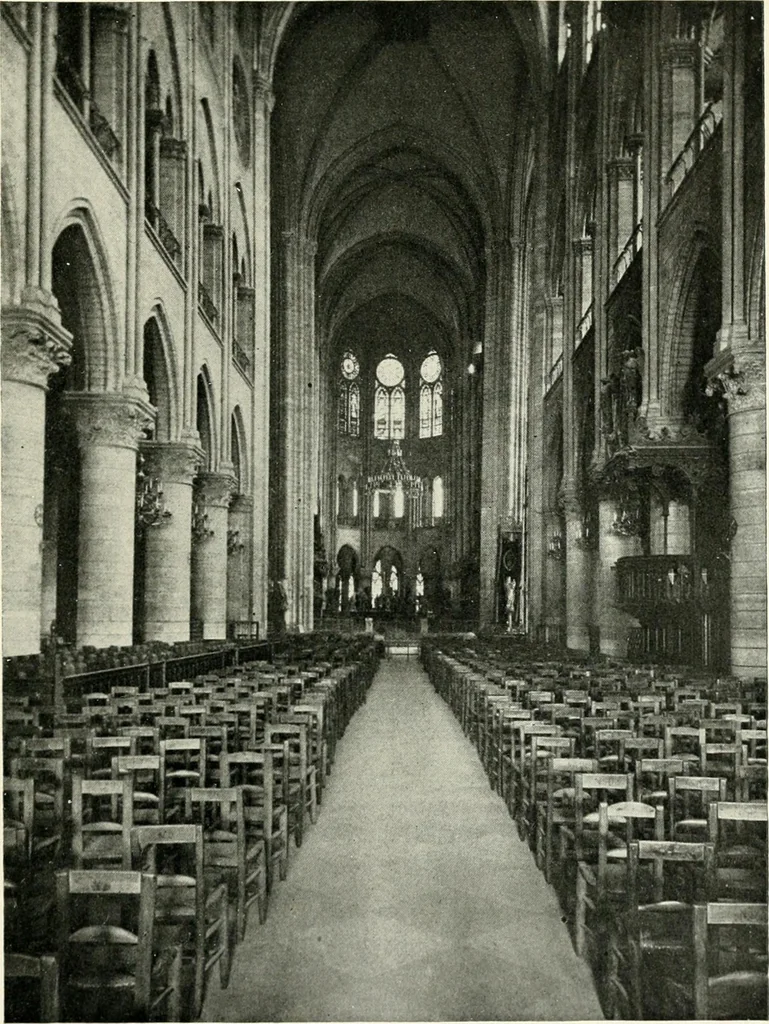 An illustration from Cathedrals and cloisters of the Isle de France : including Bourges, Troyes, Reims and Rouen, 1910, leaf 330