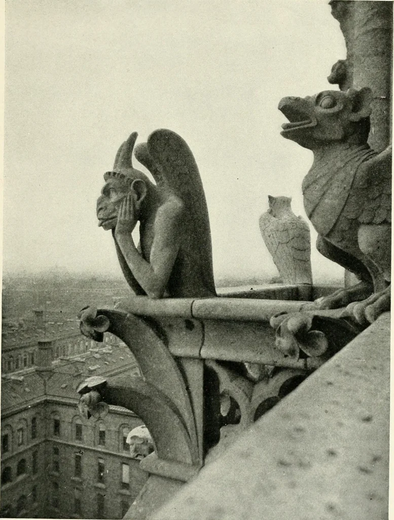 An illustration from Cathedrals and cloisters of the Isle de France : including Bourges, Troyes, Reims and Rouen, 1910, leaf 342