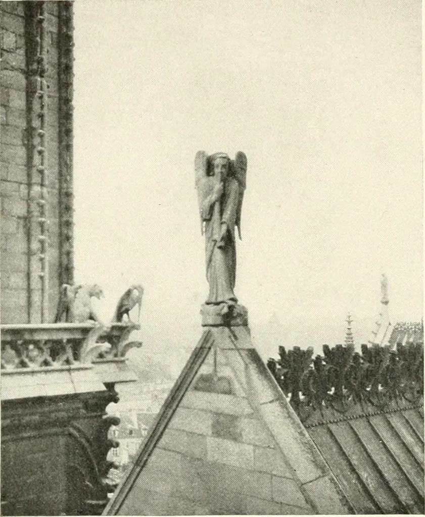 An illustration from Cathedrals and cloisters of the Isle de France : including Bourges, Troyes, Reims and Rouen, 1910, leaf 345