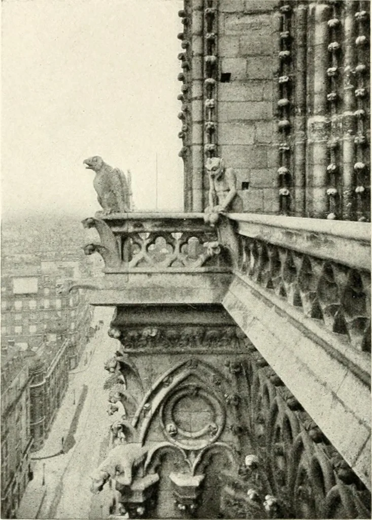 An illustration from Cathedrals and cloisters of the Isle de France : including Bourges, Troyes, Reims and Rouen, 1910, leaf 351