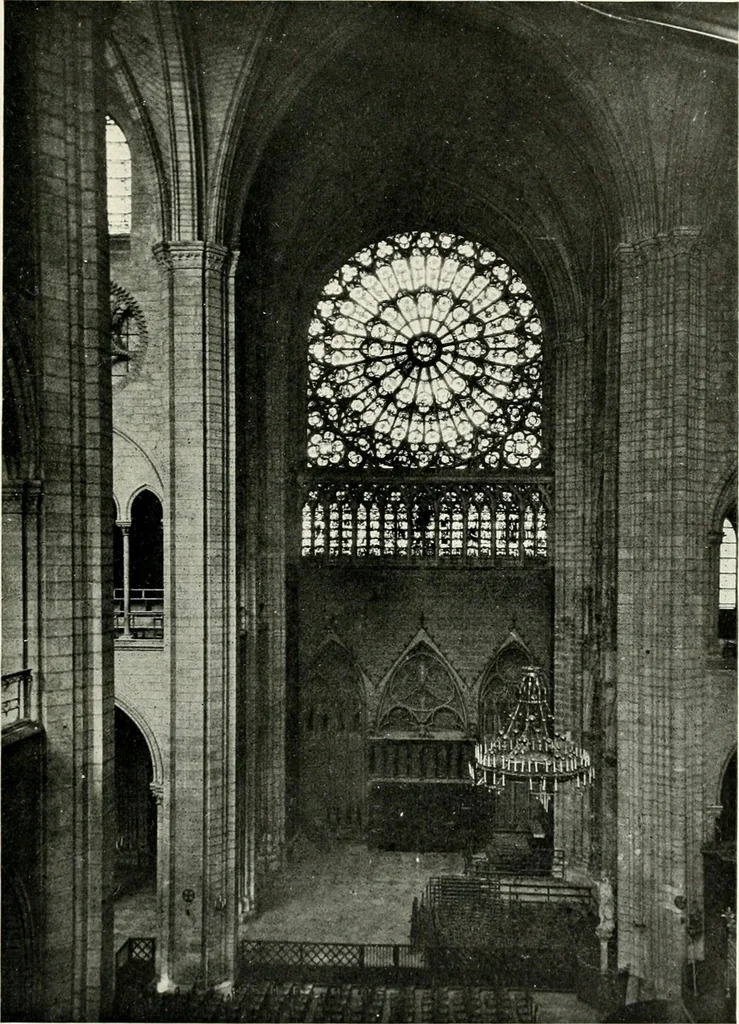 An illustration from Cathedrals and cloisters of the Isle de France : including Bourges, Troyes, Reims and Rouen, 1910, leaf 352
